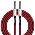 Kirlin 20ft / 6m Red Woven Straight - Straight Jack Cable