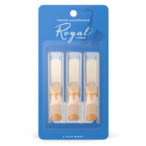 Royal By D'Addario 3 Bb Tenor Saxophone Reeds - Pack of 3