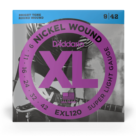 D'Addario EXL120 09 - 42 Electric Guitar Strings