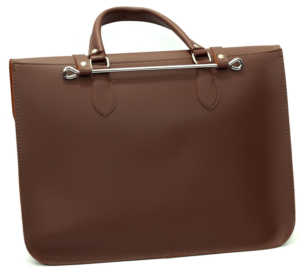 Montford MFC5BR Brown Leatherette Music Case