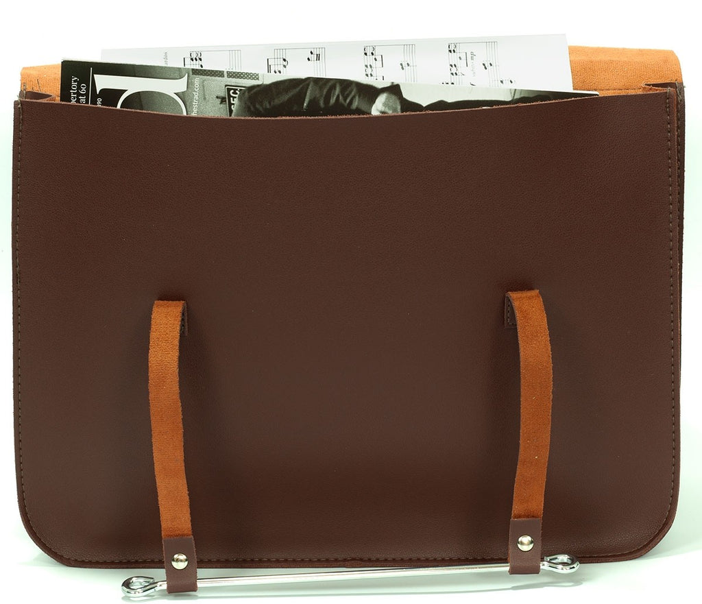 Montford MFC5BR Brown Leatherette Music Case