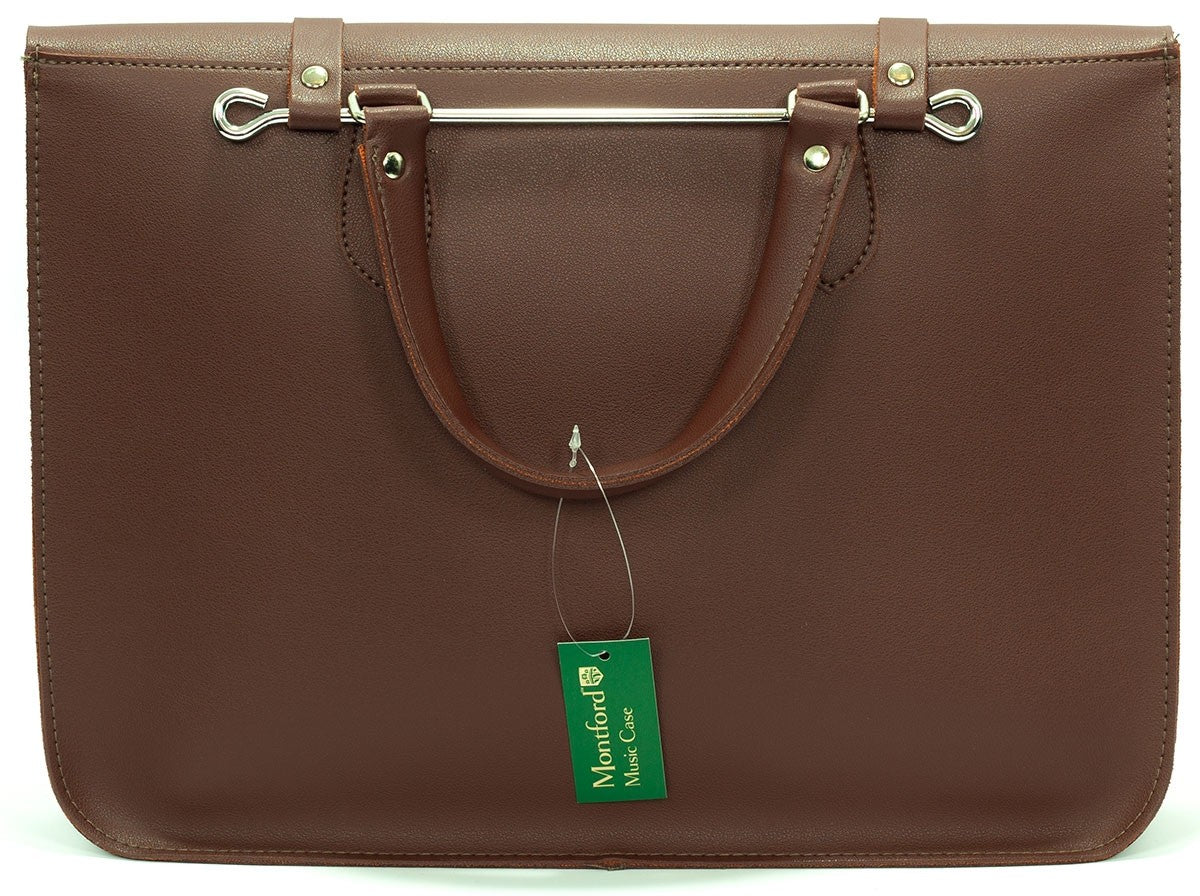 Montford MFC5BR Brown Leatherette Music Case