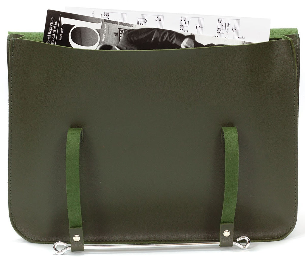 Montford MFC5GR Green Leatherette Music Case