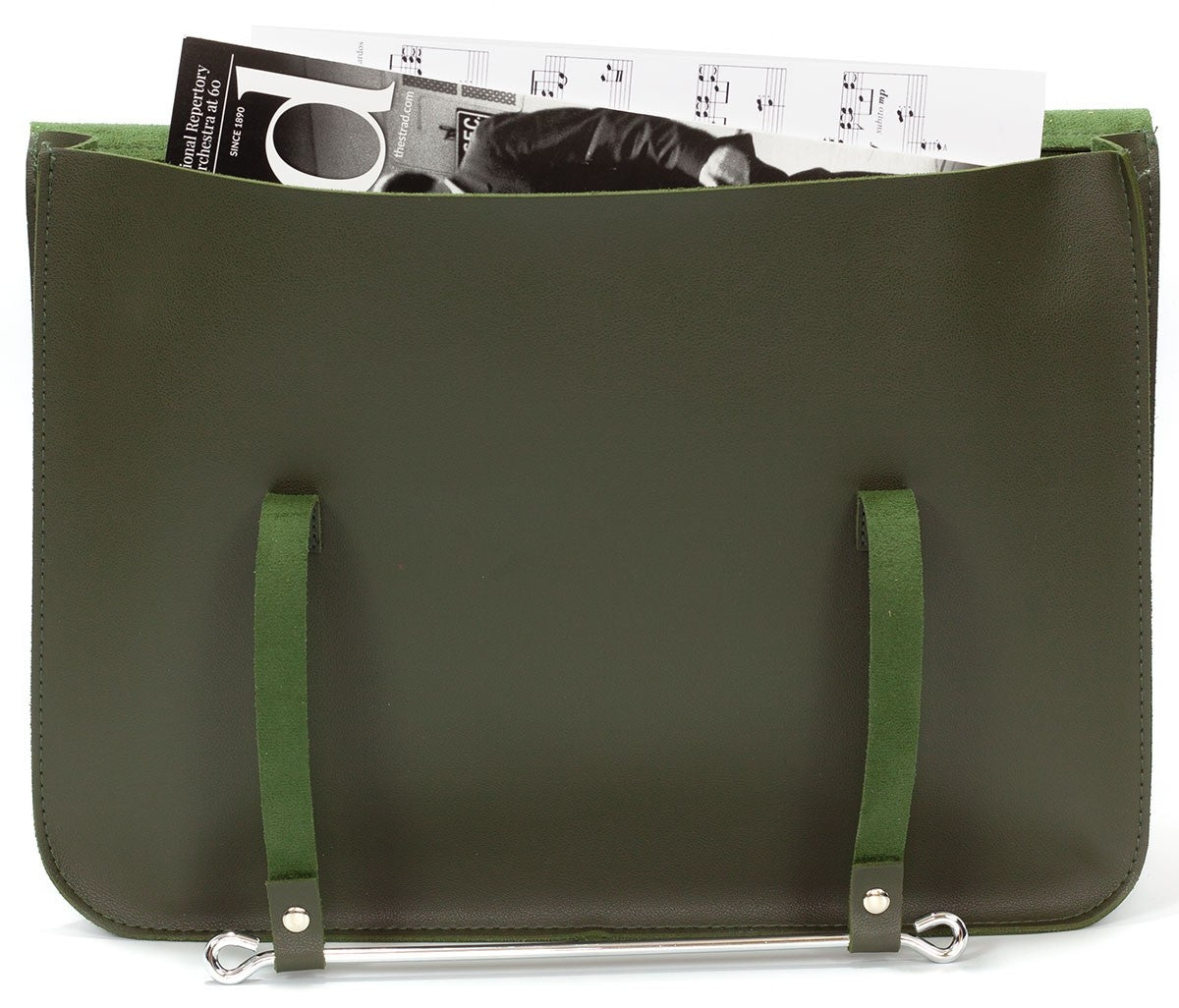 Montford MFC5GR Green Leatherette Music Case