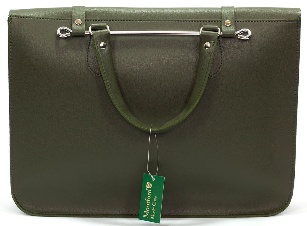 Montford MFC5GR Green Leatherette Music Case