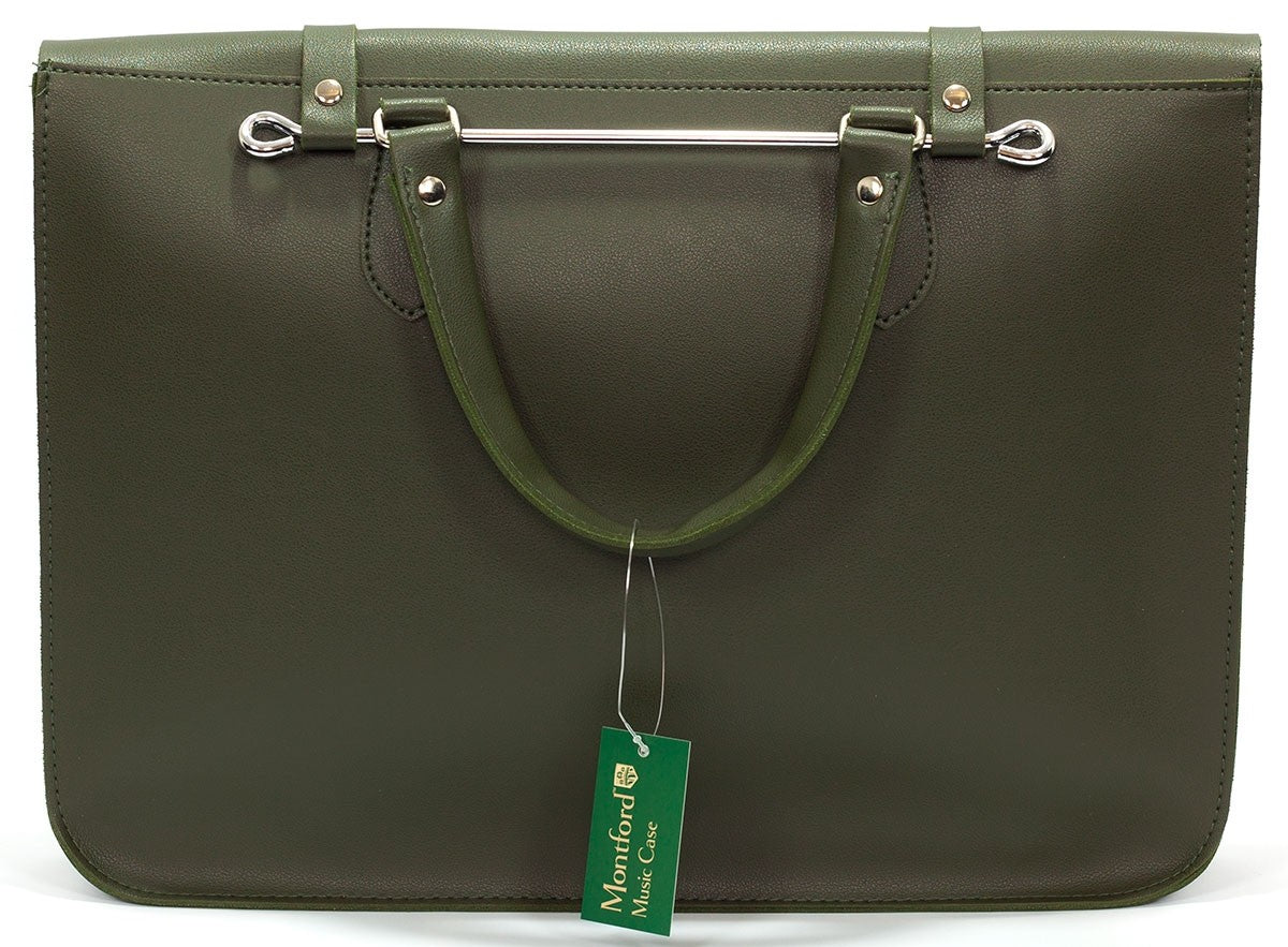 Montford MFC5GR Green Leatherette Music Case