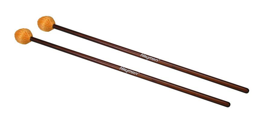 Hayman (MM-4) Medium Headed Percussion Beaters / Mallets - Yellow