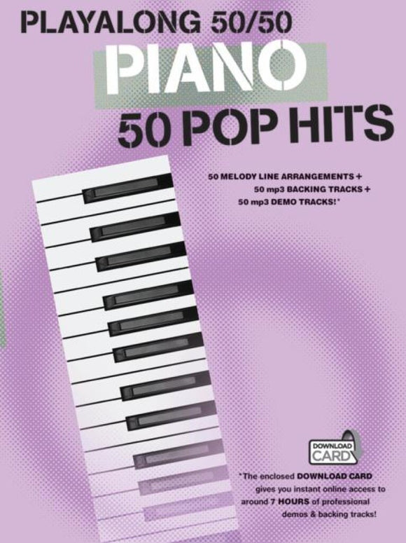 Playalong 50/50 Piano - 50 Pop Hits