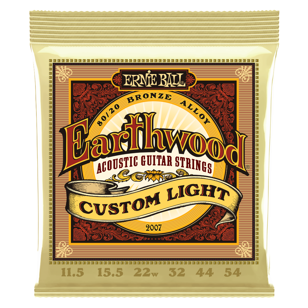 Ernie Ball Earthwood (Custom Light) 80/20 Bronze Acoustic Strings