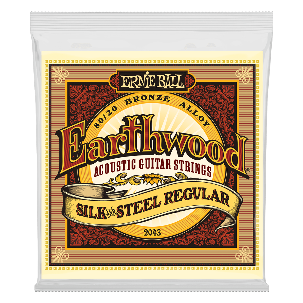 Ernie Ball Earthwood SILK & STEEL (Regular) 80/20 Bronze Acoustic Strings