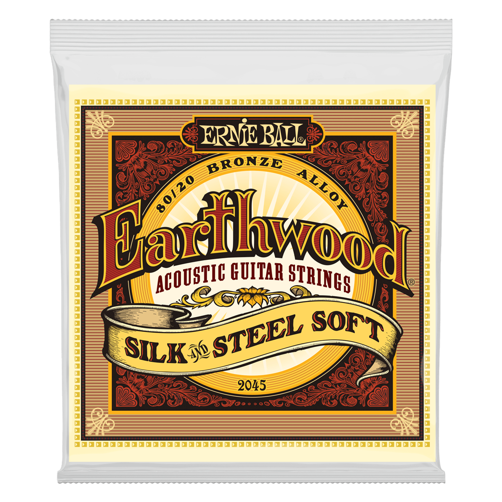 Ernie Ball Earthwood SILK & STEEL (Soft) 80/20 Bronze Acoustic Strings