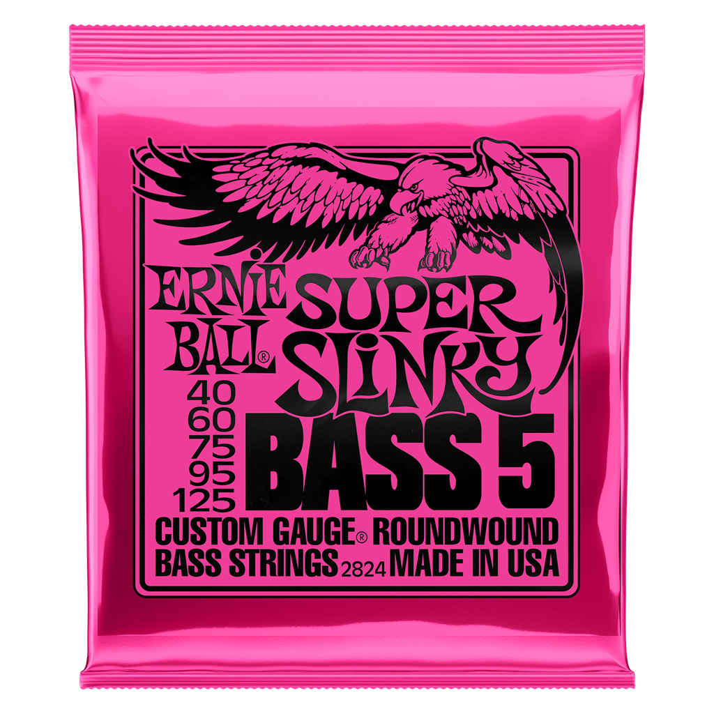 Ernie Ball Super Slinky 5 String Bass Strings 40 - 125
