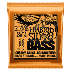 Ernie Ball Hybrid Slinky Bass Guitar Strings 45 - 105