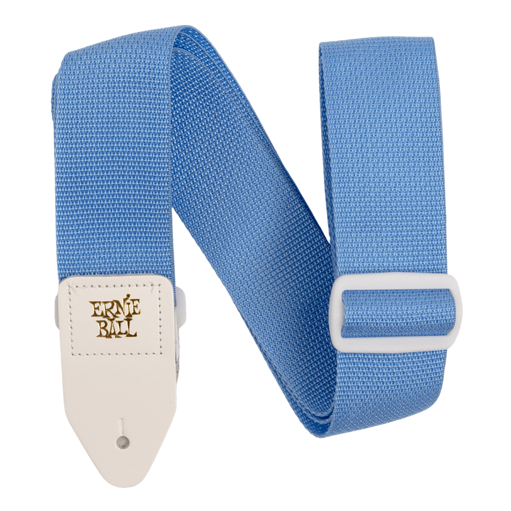 Ernie Ball PolyPro Soft Blue & White Guitar Strap