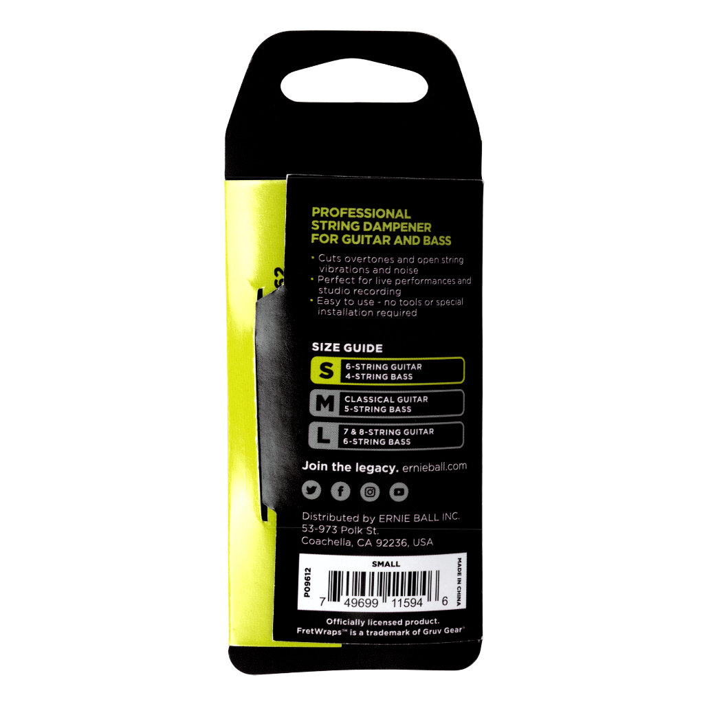 Ernie Ball FretWrap by Gruv Gear - Small / SM / Standard