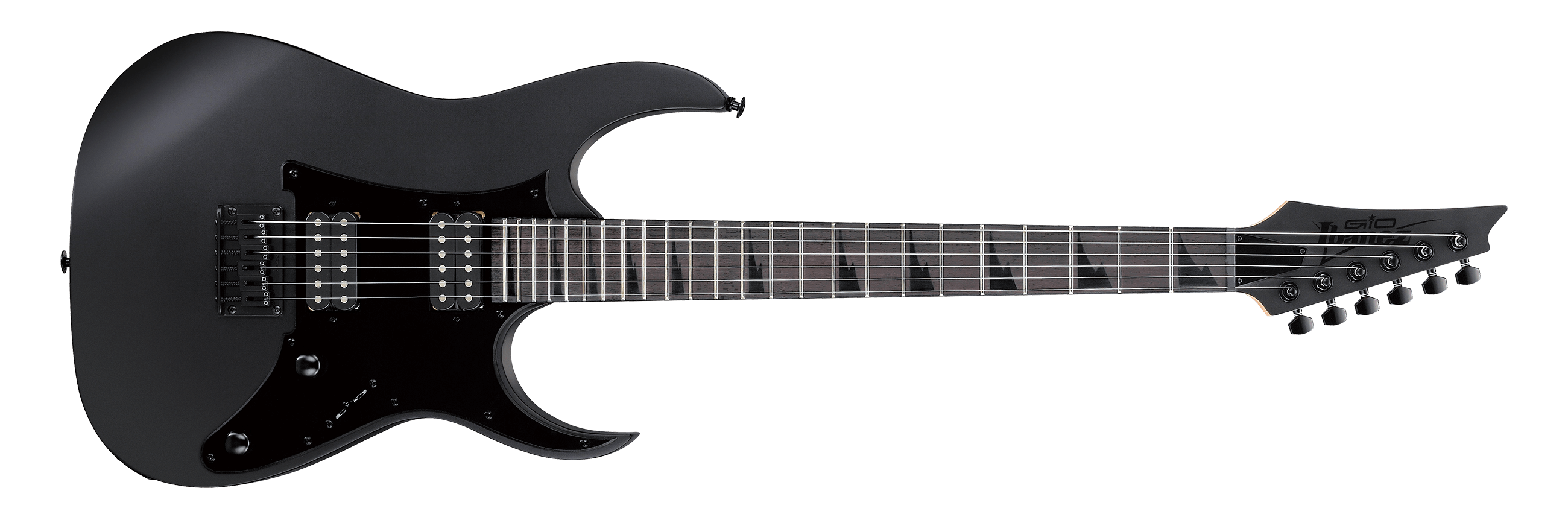Ibanez Gio (GRGR131EX-BKF)  Flat Black Electric Guitar - Reversed Headstock