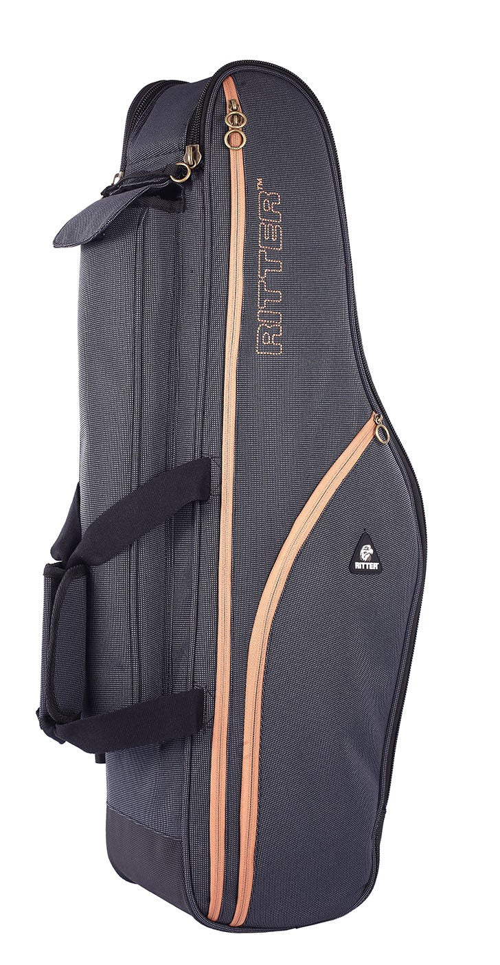 Ritter (RBS7-TS/MGB) Tenor Saxophone Gig Bag - Misty Grey / Brown