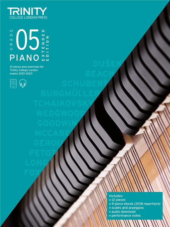 Piano Exam Pieces & Exercises 21-23 Grade 5 Extended Edition