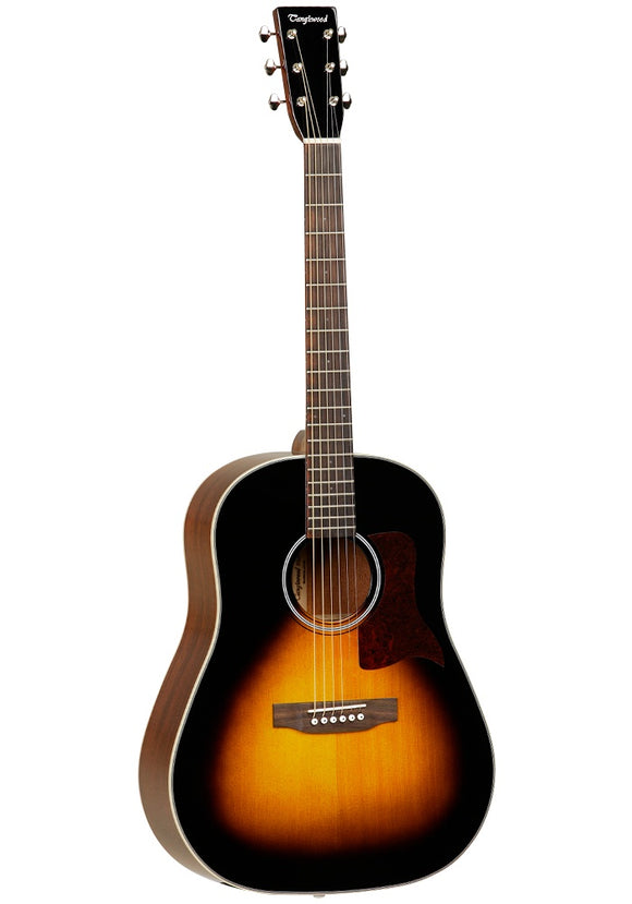 Tanglewood Sundance Historic (TW40-SD-VS-E) Solid Top Sloped Shoulder Dreadnought Electro Acoustic Guitar