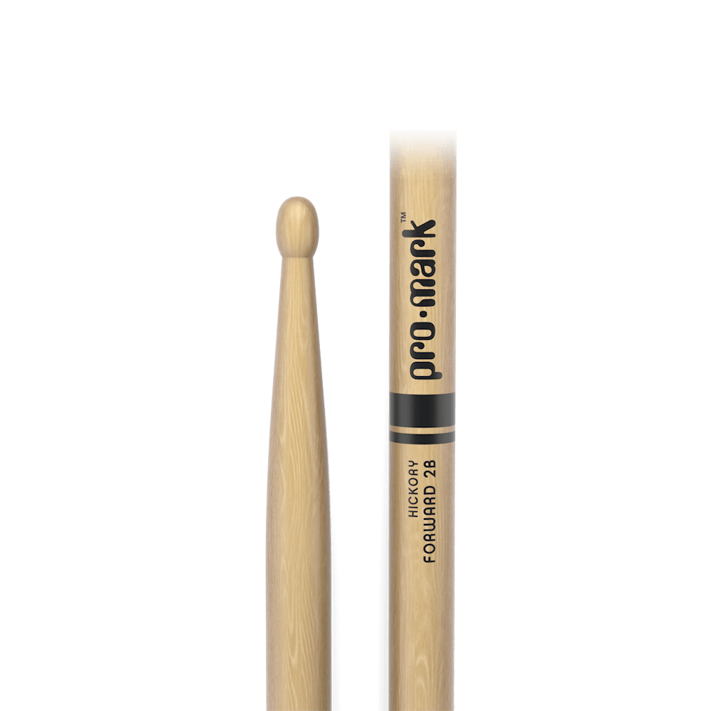 ProMark TX2BW Classic Forward 2B Hickory Drumstick - Oval Wood Tip
