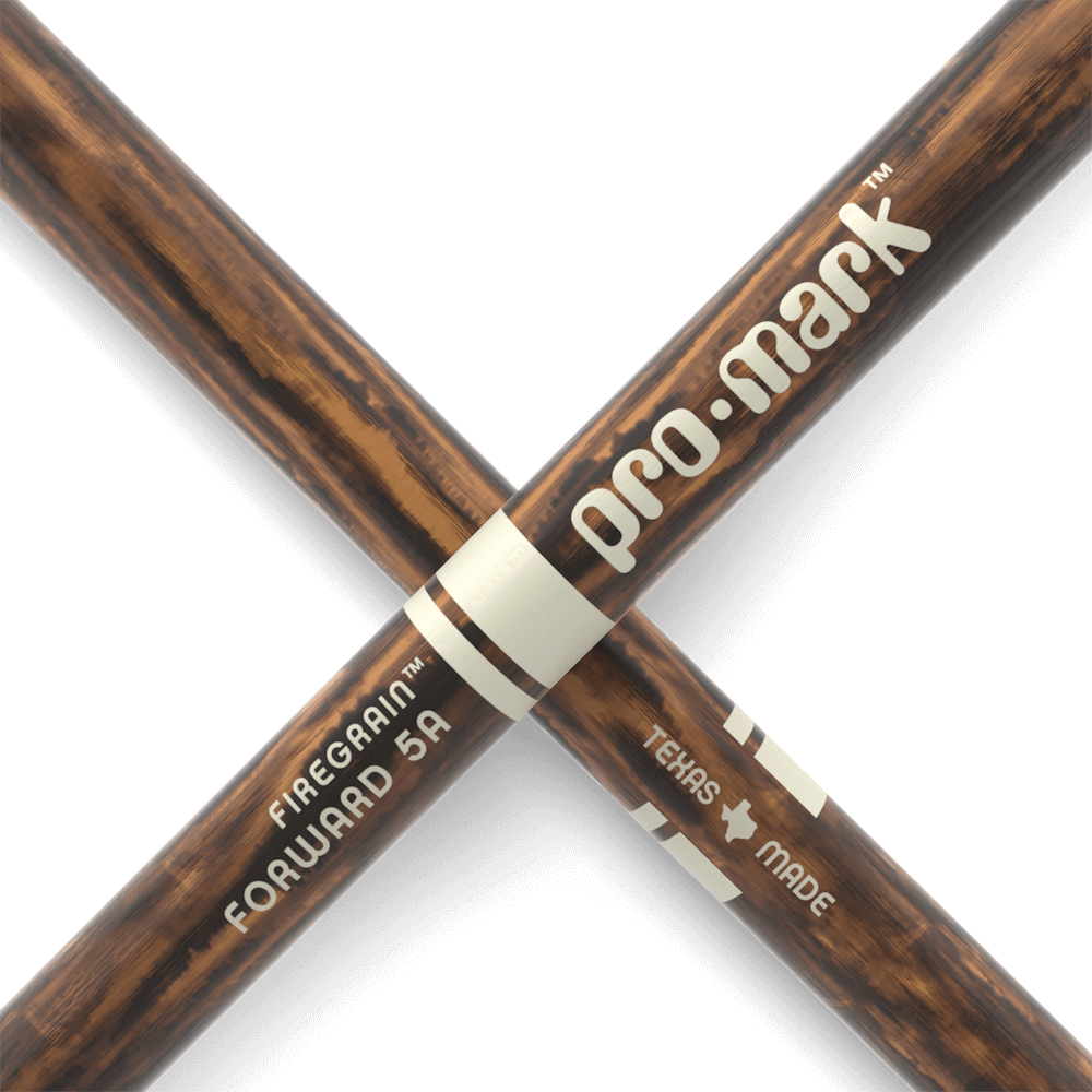 ProMark TX5AW-FG Classic Forward 5A FireGrain Hickory Drumstick - Oval Wood Tip