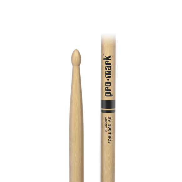 ProMark (TX5AW) Classic Forward 5A Hickory Drumstick - Oval Wood Tip