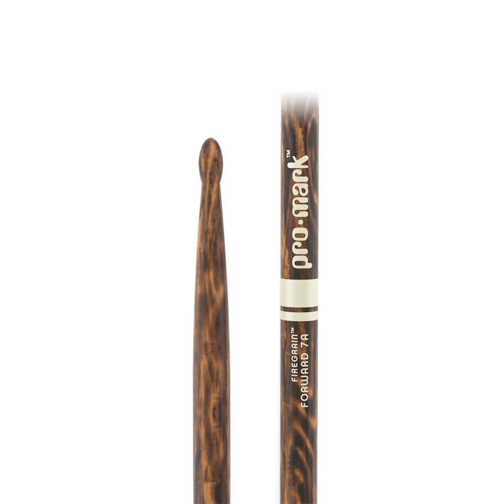 ProMark TX7AW-FG Classic Forward 7A FireGrain Hickory Drumstick - Oval Wood Tip