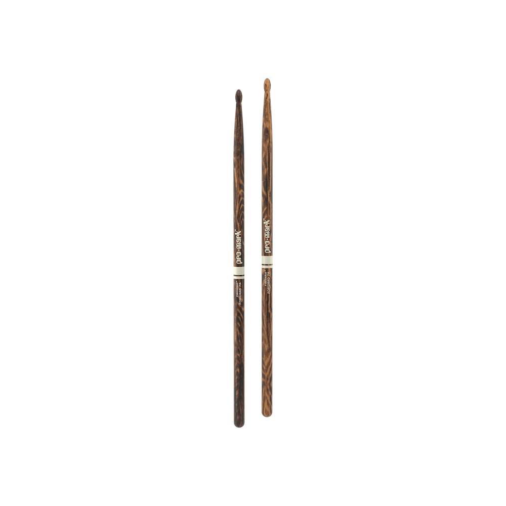 ProMark TX7AW-FG Classic Forward 7A FireGrain Hickory Drumstick - Oval Wood Tip